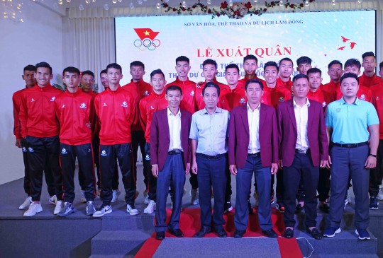 Đoàn thể thao Lâm Đồng xuất quân tham gia các giải thể thao tron